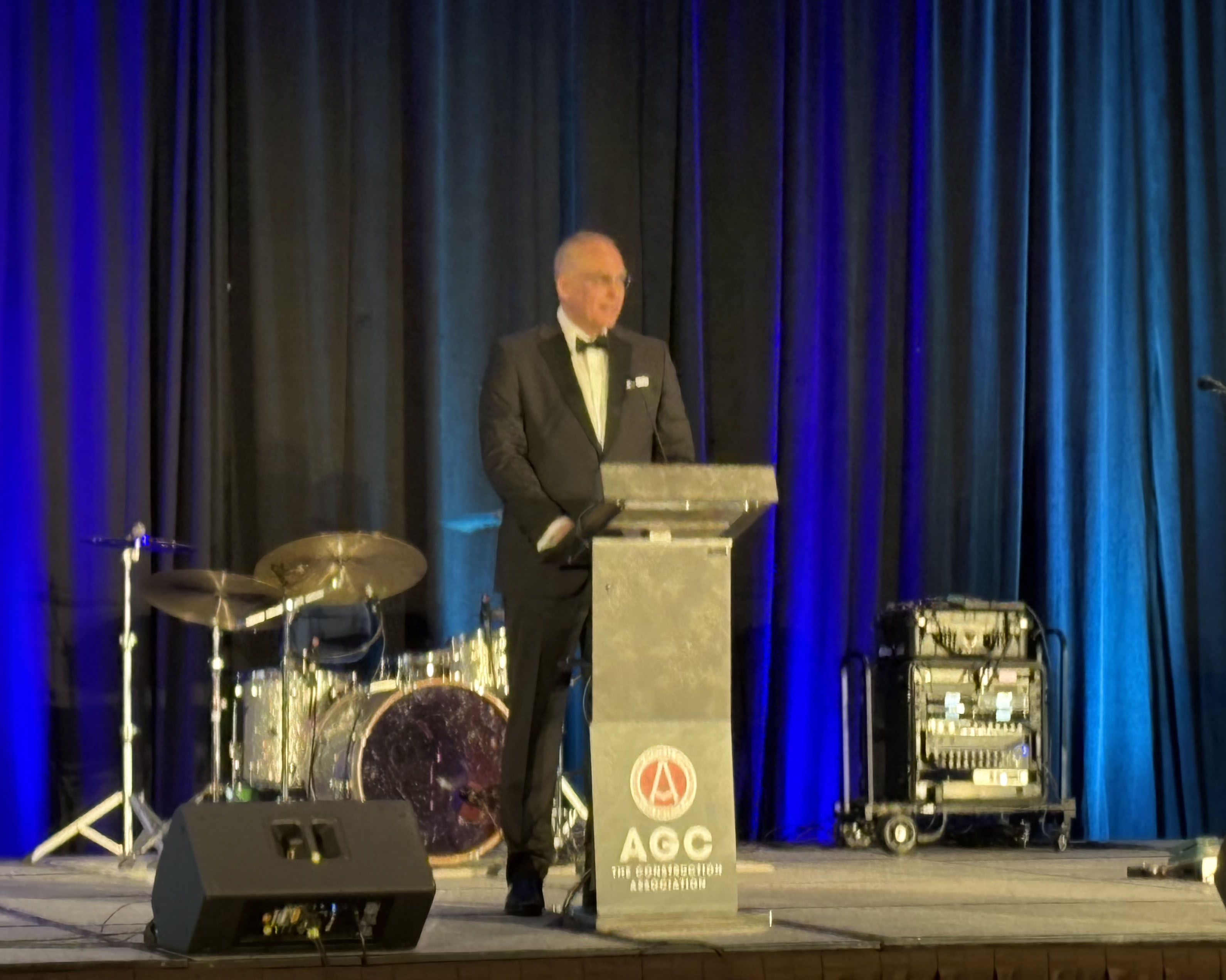 Ty Edmondson made a key presentation during the AGC Foundation Gala.