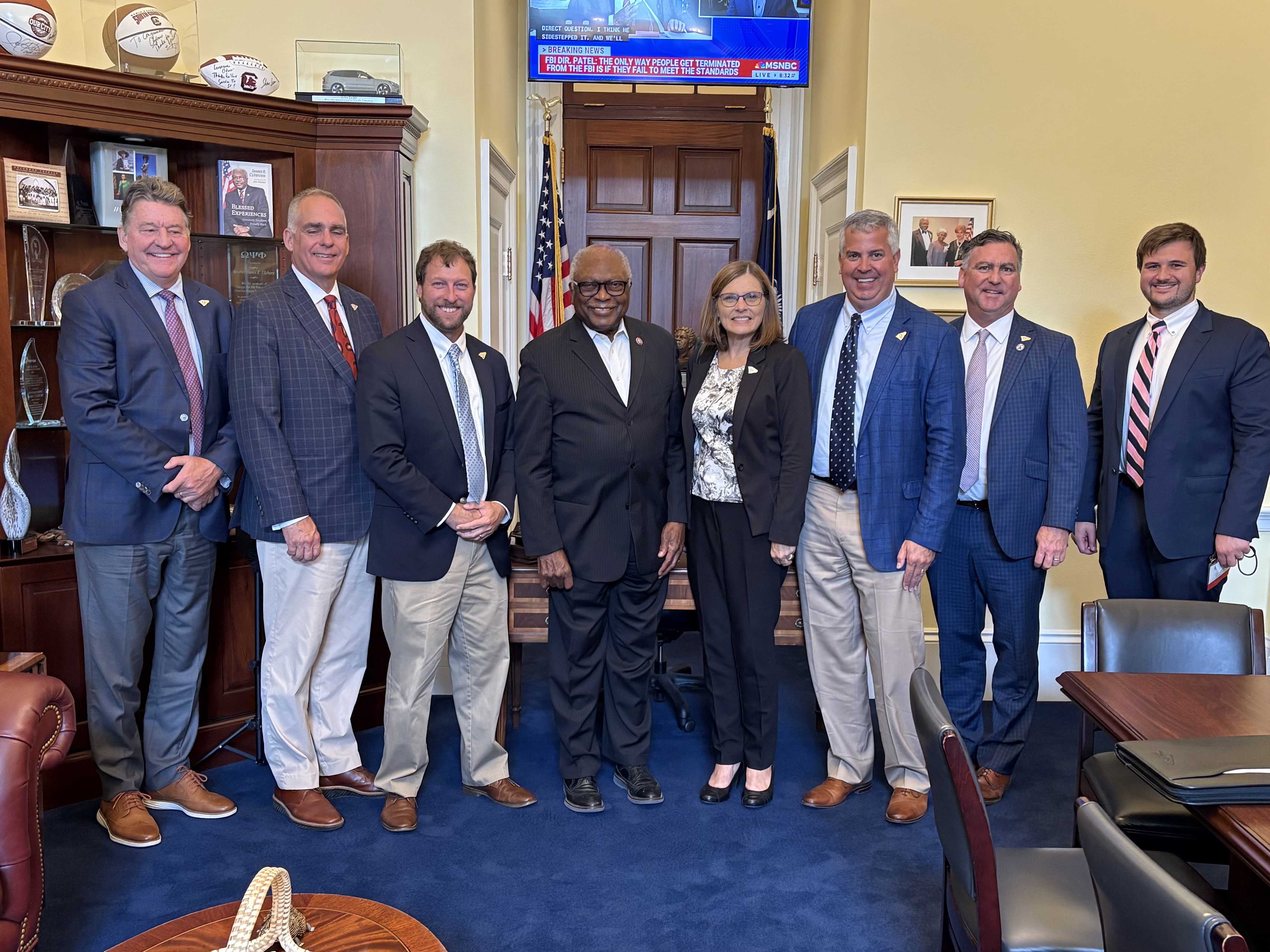 CAGC Staff and Board Members meet with Rep. Jim Clyburn (D-SC, District 6)